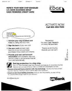 $13,500 U.S. BANK APPROVAL